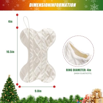 Doitory Dog Christmas Stocking for Holiday Festivities