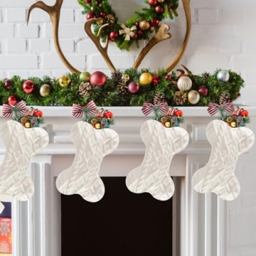 Doitory Dog Christmas Stocking for Holiday Festivities