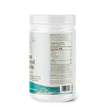 nbpure Earthy Andy Plant Powered Protein, Gluten-Free, Non-GMO, Cruelty Free Pea Protein Powder, Vanilla, 30 Servings