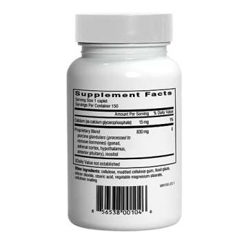Dr. Wilson's Adrenal Rebuilder 150 Caplets multiglandular Including Adrenal Cortex for Adrenal and HPA Axis Support*