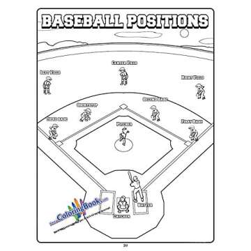 Creative Coach Ballgame Coloring Book for Kids
