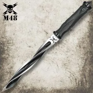 M48 Spiral Knife | Tactical Fixed Blade with Sheath