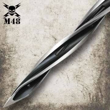 M48 Spiral Knife | Tactical Fixed Blade with Sheath