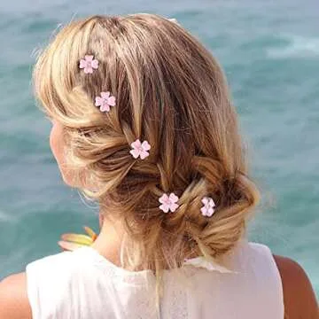 YISSION 20Pcs Flower Hair Clips - Wedding & Kids' Accessories
