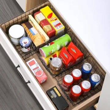 Extra Large Wire Baskets - Ideal for Organizing Spaces