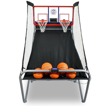Pop-A-Shot Official Indoor/Outdoor Dual Shot Basketball Arcade Game - Weather Resistant - 16 Differe...