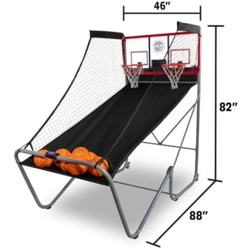 Pop-A-Shot Dual Shot Basketball Arcade Game for All Ages