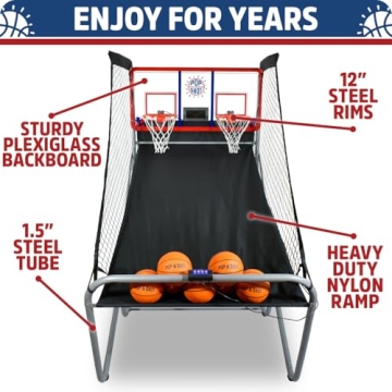Pop-A-Shot Dual Shot Basketball Arcade Game for All Ages