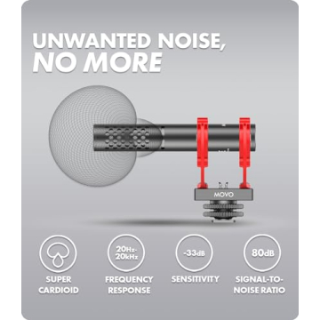 Movo X1-MINI Shotgun Mic - Top Quality Audio for Creators