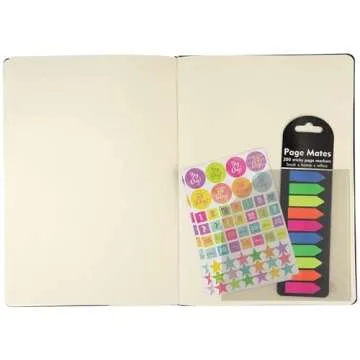 Adhesive Vinyl Pockets for Bullet Journals - Set of 6