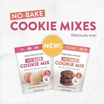 NO BAKE OATMEAL CHOCOLATE COOKIE MIX ~ Makes 16 deliciously easy GLUTEN FREE COOKIES. No baking! "Oatmeal Cocoa Bliss" is Vegan, Gluten Free, Dairy Free, Rice Free, Soy Free