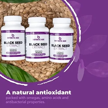 Infinite Age Black Seed Oil Capsules - Immune & Skin Boost