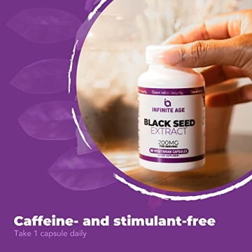Infinite Age Black Seed Oil Capsules - Immune & Skin Boost