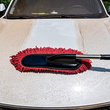 Microfiber Car Duster Brush for Easy Interior and Exterior Care