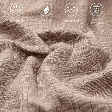 SE SOFTEXLY Throw Blanket - Light Modern Cotton Comfort