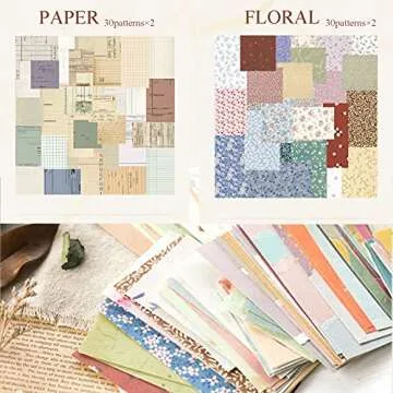 400Pcs Vintage Scrapbook Supplies for Creative Journaling