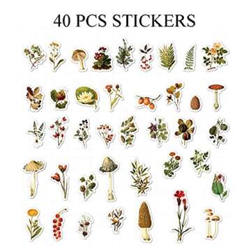 400Pcs Scrapbook Paper Supplies, Vintage Journaling Supplies with 360Pcs Vintage Paper and 40Pcs Stickers, Aesthetic Decorative DIY Craft Paper for Scrapbooking, Travel Journal