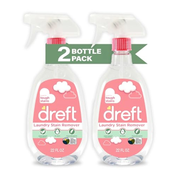 Dreft Stain Remover for Baby Clothes - Eco-Friendly, 22 Fl Oz (Pack of 2)