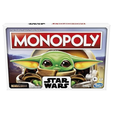 Monopoly: Star Wars The Child Edition Board Game for Families and Kids Ages 8 and Up, Featuring The ...