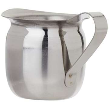 Winco BCS-3 Stainless Steel Bell Creamer, 3-Ounce