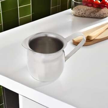 Winco BCS-3 Stainless Steel Bell Creamer, 3-Ounce