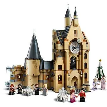 LEGO Harry Potter Hogwarts Clock Tower 75948 Build and Play Tower Set with Harry Potter Minifigures, Popular Harry Potter Gift and Playset with Ron Weasley, Hermione Granger and More (922 Pieces)