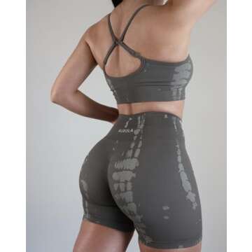 AUROLA Serpent Seamless Workout Shorts for Women