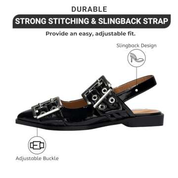 Project Cloud Women's Memory Foam Ballet Flats - Elegant & Comfortable