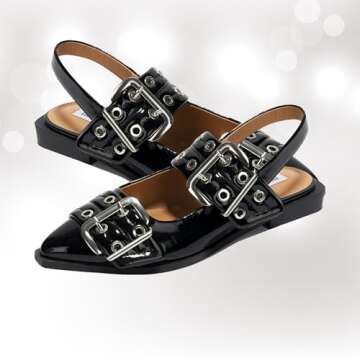 Project Cloud Women's Memory Foam Ballet Flats - Elegant & Comfortable