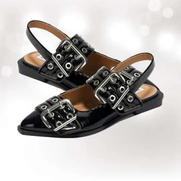 Project Cloud Women's Memory Foam Ballet Flats - Elegant & Comfortable