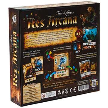 Res Arcana Board Game - The Enchanting World of Mages and Magic! Fantasy Adventure Game, Strategy Ga...