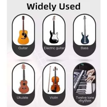 Ulumac Aroma 3 in 1 Metronome Tuner for All Instruments - Guitar, Bass, Violin, Ukulele, Trumpet, Clarinet, Flute, Chromatic - Accurate Digital Tuner, Metronome, Tone Generator, Easy Operation