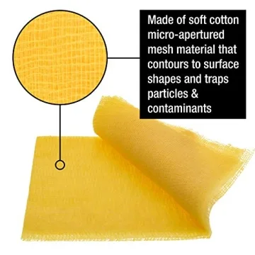 Dura-Gold Pure Gold Tack Cloths Box of 12 for Woodworkers