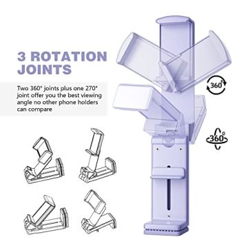 Universal Airplane Phone Mount with 360 Degree Rotation