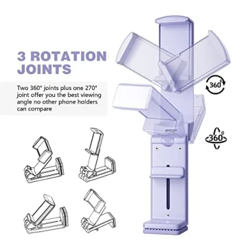 Universal Airplane Phone Mount with 360 Degree Rotation