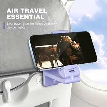 Universal Airplane Phone Mount with 360 Degree Rotation