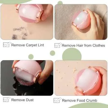 Reusable Gel Lint Roller Ball for Pet Hair, Sticky Mini Washable Lint Remover for Clothes, Portable Dog Cat Pet Hair Remover Tool for Travel Household