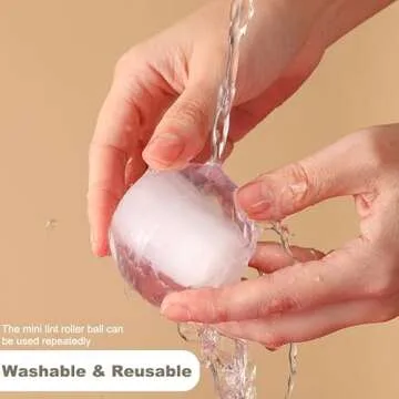 Reusable Gel Lint Roller Ball for Pet Hair, Sticky Mini Washable Lint Remover for Clothes, Portable Dog Cat Pet Hair Remover Tool for Travel Household