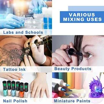 ONiLAB Mini Vortex Mixer with Touch Function, Lab Mixing, Nail Polish,Tattoo Ink,Eyelash Adhesives and Acrylic Paints Mixing, Lab Vortexer for Centrifuge Tubes and Test Tubes,Pink