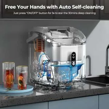 Nugget Ice Maker - Enjoy Soft Chewable Ice Quickly