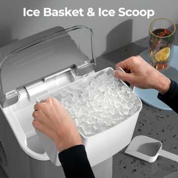 Nugget Ice Maker - Enjoy Soft Chewable Ice Quickly
