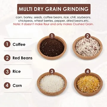 Moongiantgo Corn Grinder for Manual Grain Crushing