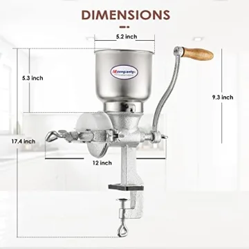 Moongiantgo Corn Grinder for Manual Grain Crushing