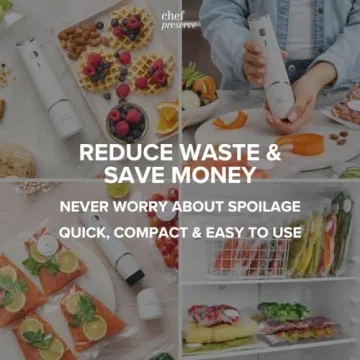 Chef Preserve Vacuum Sealer with 10 Bags Included