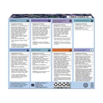 Yogi Tea Relaxation Sampler Box - 8 Favorite Herbal Teas (32 Tea Bags) - Assorted Delicious Wellness...