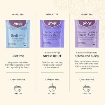 Yogi Relaxation Tea Sampler Box - Giftable Herbal Teas