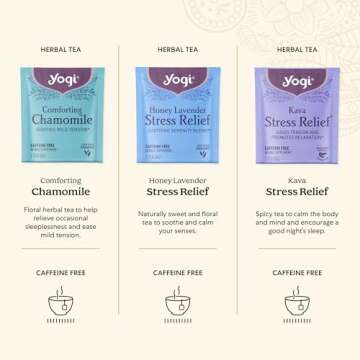 Yogi Relaxation Tea Sampler Box - Giftable Herbal Teas