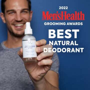 Surface Deep Spray Deodorant for Men/Women, Natural Deodorant Spray, Anti-Odorant, Natural Spray Deodorant for Women and Men, Aluminum Free, Vegan, Cruelty Free. Dermatologist Developed.