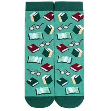 Lavley Nerd Socks for Book Lovers - Funny Reading Gifts
