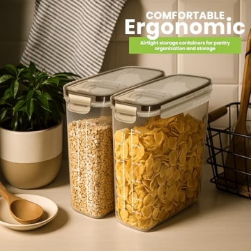 Utopia Kitchen Airtight Cereal Storage Containers Set